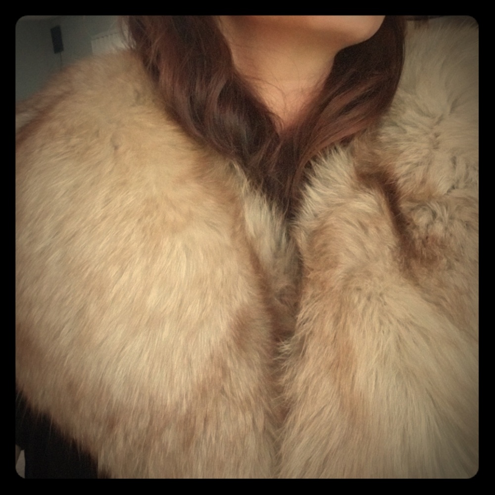 Cynthia Rowley fur stole